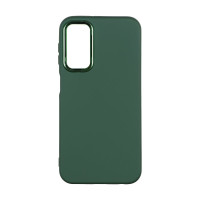 Чохол накладка Silicone Cover Metal Frame Samsung A24 (A245) Зелена/ Army Green