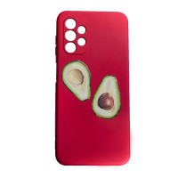 Чехол накладка Art SamsungA13 (A135) Вишневая/ Авокадо Чехол накладка Art SamsungA13 (A135) Вишневая/ Авокадо