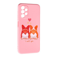 Чехол накладка Art Samsung A13 (A135) Розовая /Корги Чехол накладка Art Samsung A13 (A135) Розовая /Корги