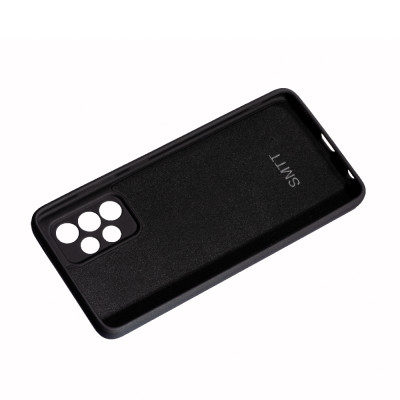 Чехол накладка SMTT Samsung  A525 (A52) Черная