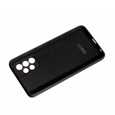 Чехол накладка SMTT Samsung  A525 (A52) Черная