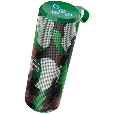 Колонка Bluetooth Hoco BS33 Green camouflage, Зелёный камуфляж