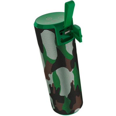Колонка Bluetooth Hoco BS33 Green camouflage, Зелений камуфляж