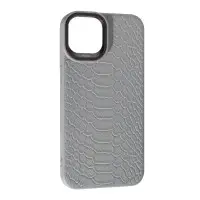 Чехол накладка ART Kajsa Snake iPhone 15 Серая