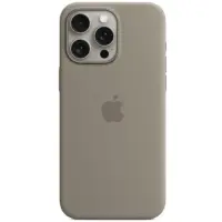 Чехол накладка HC Magsafe iPhone 15 Pro Max Серая (Clay)