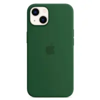 Чехол накладка HC Magsafe iPhone 13 Темно-зеленая (Clover)
