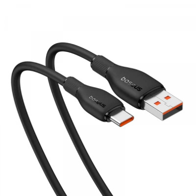 Кабель Baseus Pudding USB Type A - Type-C 100W 1.2м Чорний