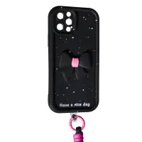 Чехол Накладка Lucky Bowl iPhone 12 Pro Черная
