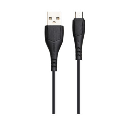 Кабель Borofone BX37 MicroUSB 1м Чорний