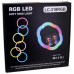 Кільцева лампа для селфі LC-318 33см RGB