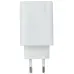 Мережевий зарядний пристрій Hoco DC40 PD+QC Type-C to Type-C (65W) White, Білий