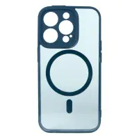 Чехол накладка Baseus Frame MagSafe iPhone 14 Pro Синяя