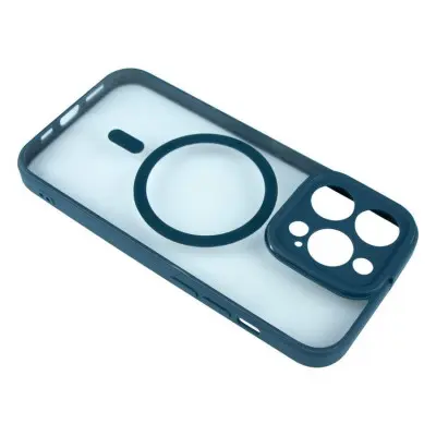 Чехол накладка Baseus Frame MagSafe iPhone 14 Pro Синяя