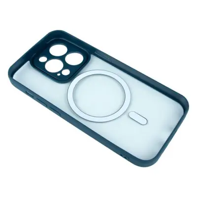 Чехол накладка Baseus Frame MagSafe iPhone 14 Pro Синяя