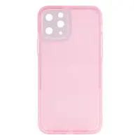 Чехол накладка Frame Clear Shine iPhone 11 Pro Розовая