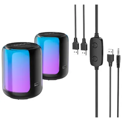 Колонка компьютерная Bluetooth Hoco BS56 Black, Чёрный