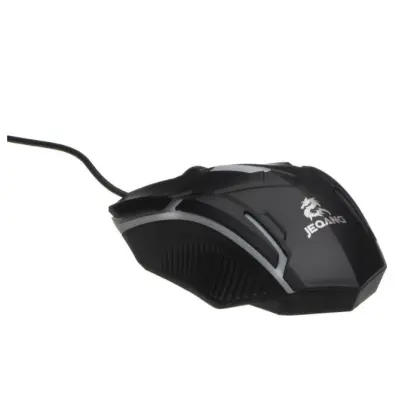 Проводная Мышь USB Jeqang JM-318 Black, Чёрный