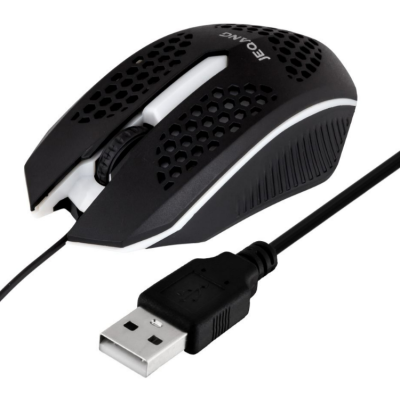 Проводная Мышь USB Jeqang JM-600 Black, Чёрный