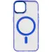Чехол накладка Iris with MagSafe iPhone 12/12 Pro Синяя