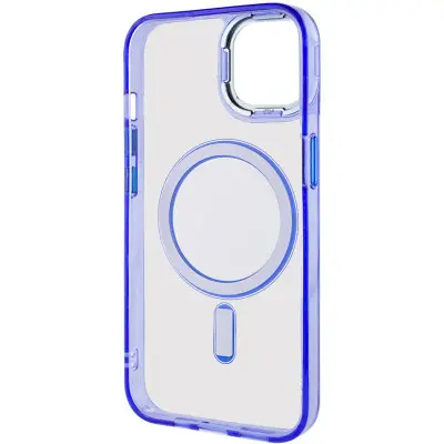Чехол накладка Iris with MagSafe iPhone 12/12 Pro Синяя
