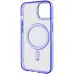 Чехол накладка Iris with MagSafe iPhone 12/12 Pro Синяя