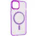 Чехол накладка Iris with MagSafe iPhone 12/12 Pro Фиолетовая