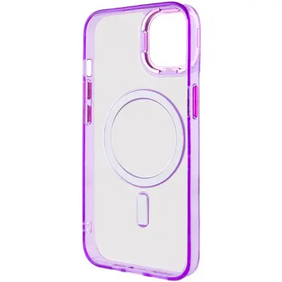 Чехол накладка Iris with MagSafe iPhone 12/12 Pro Фиолетовая