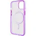 Чехол накладка Iris with MagSafe iPhone 12/12 Pro Фиолетовая