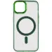 Чехол накладка Iris with MagSafe iPhone 12/12 Pro Зеленая