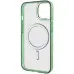 Чехол накладка Iris with MagSafe iPhone 12/12 Pro Зеленая