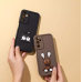 Чехол накладка Pretty Things Samsung A225 (A22) Черная/Глаза