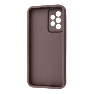Чехол накладка Pretty Things Samsung A325 (A32) Коричневая/Медвеженок