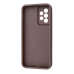 Чехол накладка Pretty Things Samsung A325 (A32) Коричневая/Медвеженок