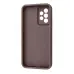 Чехол накладка Pretty Things Samsung A325 (A32) Коричневая/Медвеженок