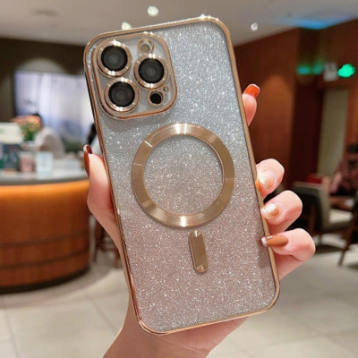 Чохол накладка Cosmic Shiny Magnetic iPhone 14 Pro Max Золота