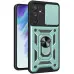 Чехол накладка Serge Ring Camshield Samsung A346 (A34) Зеленая