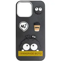 Чехол накладка Leather Toys Samsung A075 (A07) Monster/Black