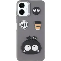 Чехол Накладка Leather Toys Samsung A075 (A07) Monster Серая