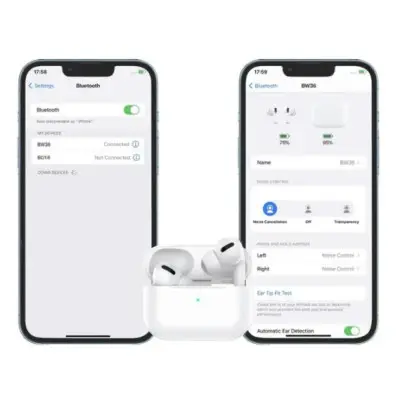 Беспроводные наушники Borofone BW36 ANC White, Белые