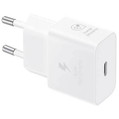 Мережевий зарядний пристрій Samsung 25W (EP-T2510NWEGEU) White, Білий