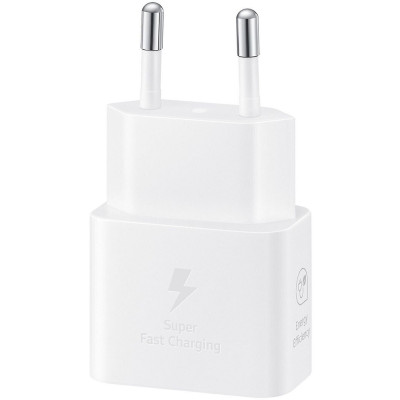 Мережевий зарядний пристрій Samsung 25W (EP-T2510NWEGEU) White, Білий