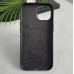 Накладка Leather (AAA) MagSafe iPhone 16 Pro Max Чорна