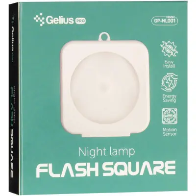 Нічник Gelius Pro Night Lamp FlashSquare GP-NL001