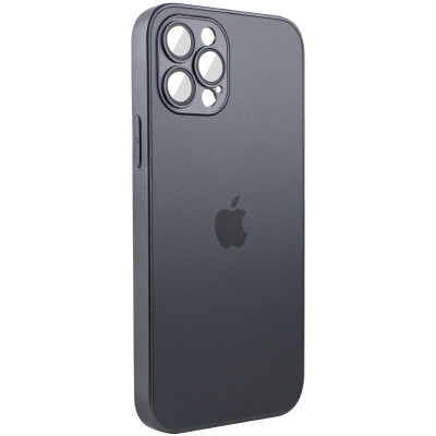 Чехол накладка Sapphire Matte iPhone 12 Pro Черная/ Graphite Black MagSafe