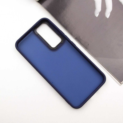 Чехол накладка Lyon Frosted Samsung A356 (A35 5G) Темно-синяя