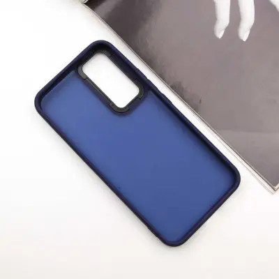 Чехол накладка Lyon Frosted Samsung A356 (A35 5G) Темно-синяя