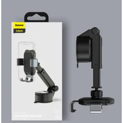 Автотримач Baseus Tank Gravity Black, Чорний