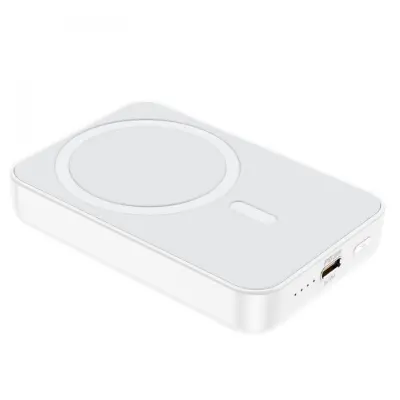 Універсальна мобільна батарея Повербанк Borofone BJ25 Reach PD20W magnetic wireless fast charging 10000mAh біла, white Універсальна мобільна батарея Повербанк Borofone BJ25 Reach PD20W magnetic wireless fast charging 10000mAh біла, white