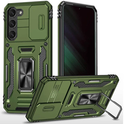 Чехол накладка Camshield Army Ring Samsung G780 (S20 FE) Оливковая