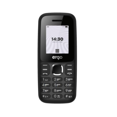 Мобільний телефон Ergo B184 Black, чорний